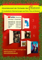 Plakat Adventskonzert DIN-A-4