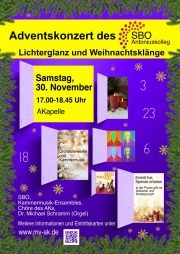 Plakat Adventskonzert DIN-A-4